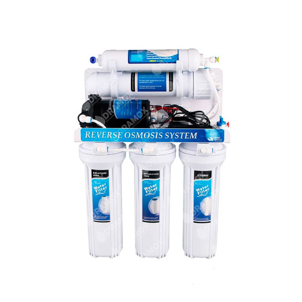 Purificador de agua con Osmosis Inversa y UV alta producción