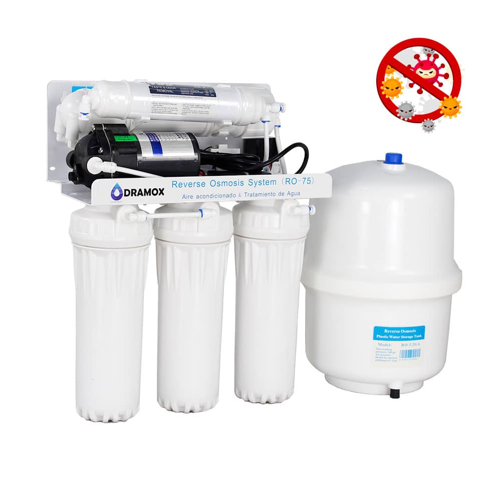 Purificador de agua ósmosis inversa 5 etapas modelo 105 SV-UV
