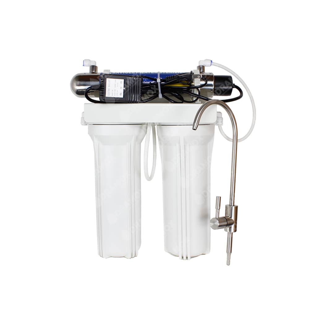 Purificador de agua 2.5 x 10 con lampara UV 1 GPM